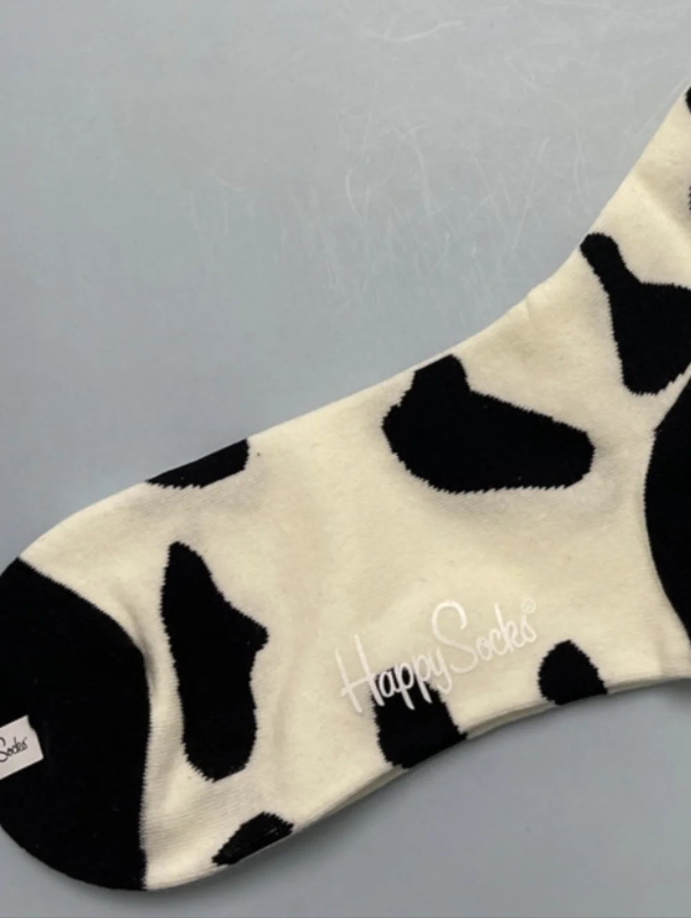 Happy Socks Cow Pattern Crew Socks